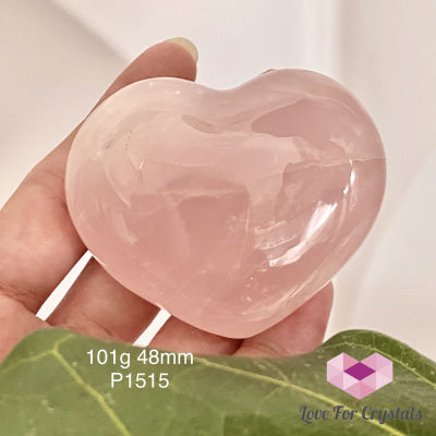 Rose Quartz Heart (Brazil) 101G 48Mm Hearts