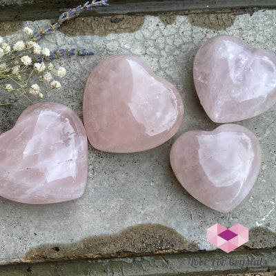 Rose Quartz Heart (Brazil) Hearts
