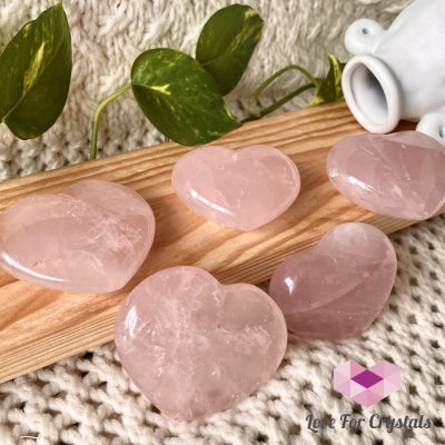 Rose Quartz Heart (Brazil) Hearts