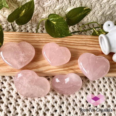 Rose Quartz Heart (Brazil) Hearts