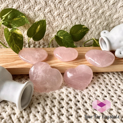 Rose Quartz Heart (Brazil) Hearts