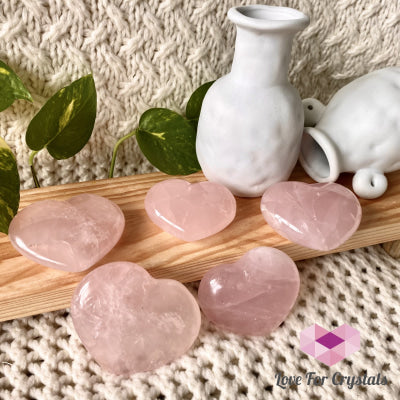 Rose Quartz Heart (Brazil) Hearts
