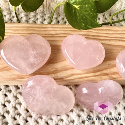 Rose Quartz Heart (Brazil) Hearts