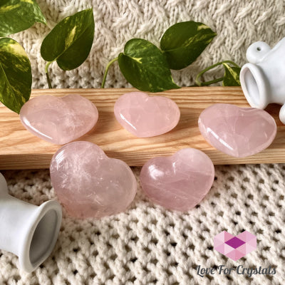 Rose Quartz Heart (Brazil) Hearts