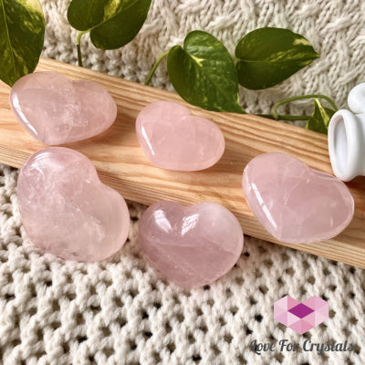 Rose Quartz Heart (Brazil) Hearts