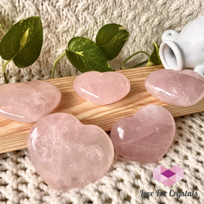 Rose Quartz Heart (Brazil) Hearts