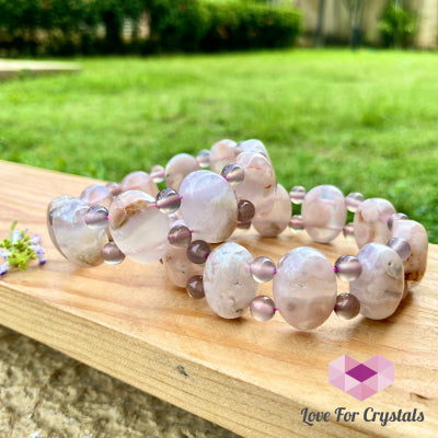 Sakura Cherry Blossom Agate Bracele Bracelet