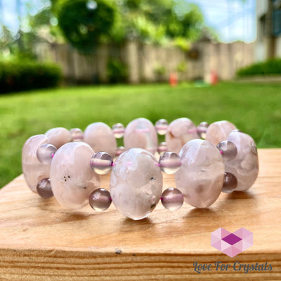 Sakura Cherry Blossom Agate Bracele Bracelet