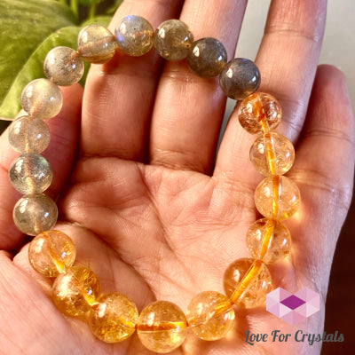 Scorpio Remedy Bracelet (Citrine & Labradorite) 6.5 (Large)