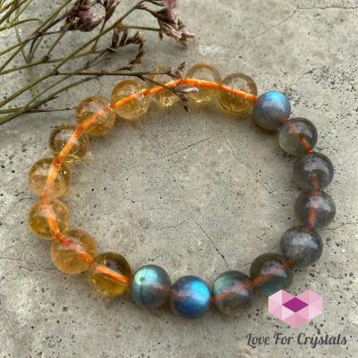 Scorpio Zodiac Remedy Bracelet (Citrine & Labradorite)