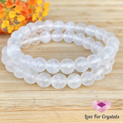 Selenite Bracelet (Aura Cleanser) 8Mm