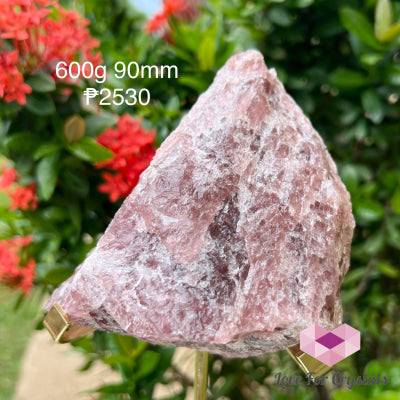 Strawberry Quartz Raw 600g 90mm Raw Crystal