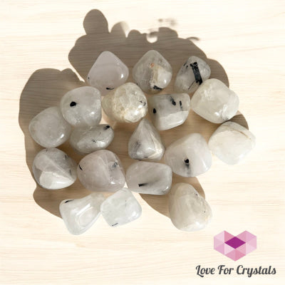 Tourmalinated Quartz Tumbled tumbled per piece Tumbled