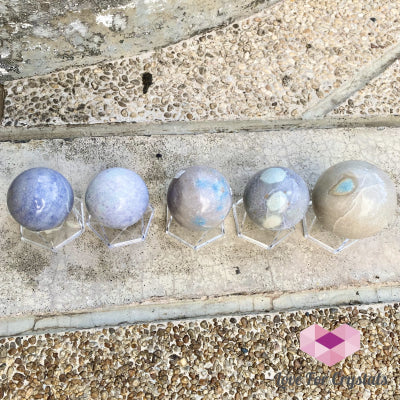 Trolleite Quartz Crystal Sphere (Brazil) Rare