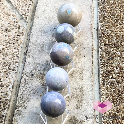 Trolleite Quartz Crystal Sphere (Brazil) Rare