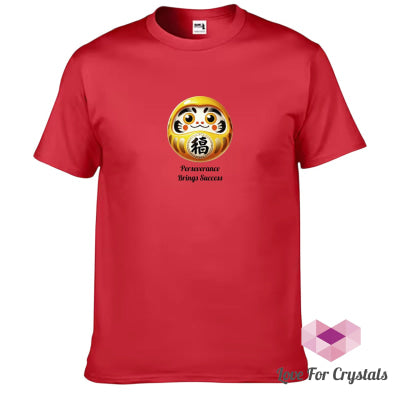 Wish Granting Daruma (Shirts of Fortune) by Fort M Treasures Red M