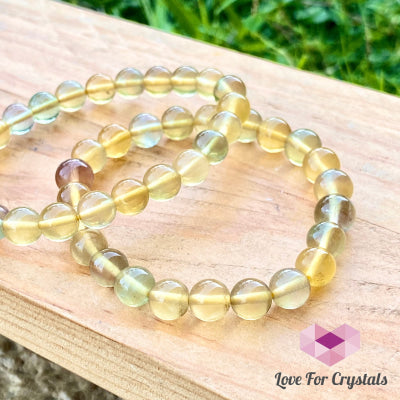 Yellow Fluorite Bracelet 7Mm (For Prosperity And Abundance) Bracelets