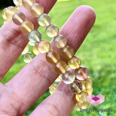 Yellow Fluorite Bracelet 7Mm (For Prosperity And Abundance) Bracelets