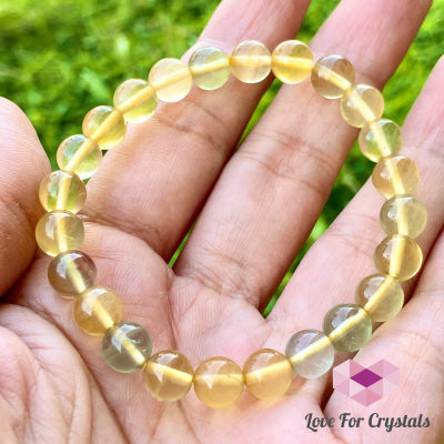 Yellow Fluorite Bracelet 7Mm (For Prosperity And Abundance) Bracelets