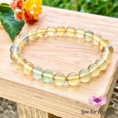 Yellow Fluorite Bracelet 7Mm (For Prosperity And Abundance) Bracelets
