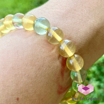 Yellow Fluorite Bracelet 7Mm (For Prosperity And Abundance) Bracelets