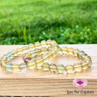 Yellow Fluorite Bracelet 7Mm (For Prosperity And Abundance) Bracelets