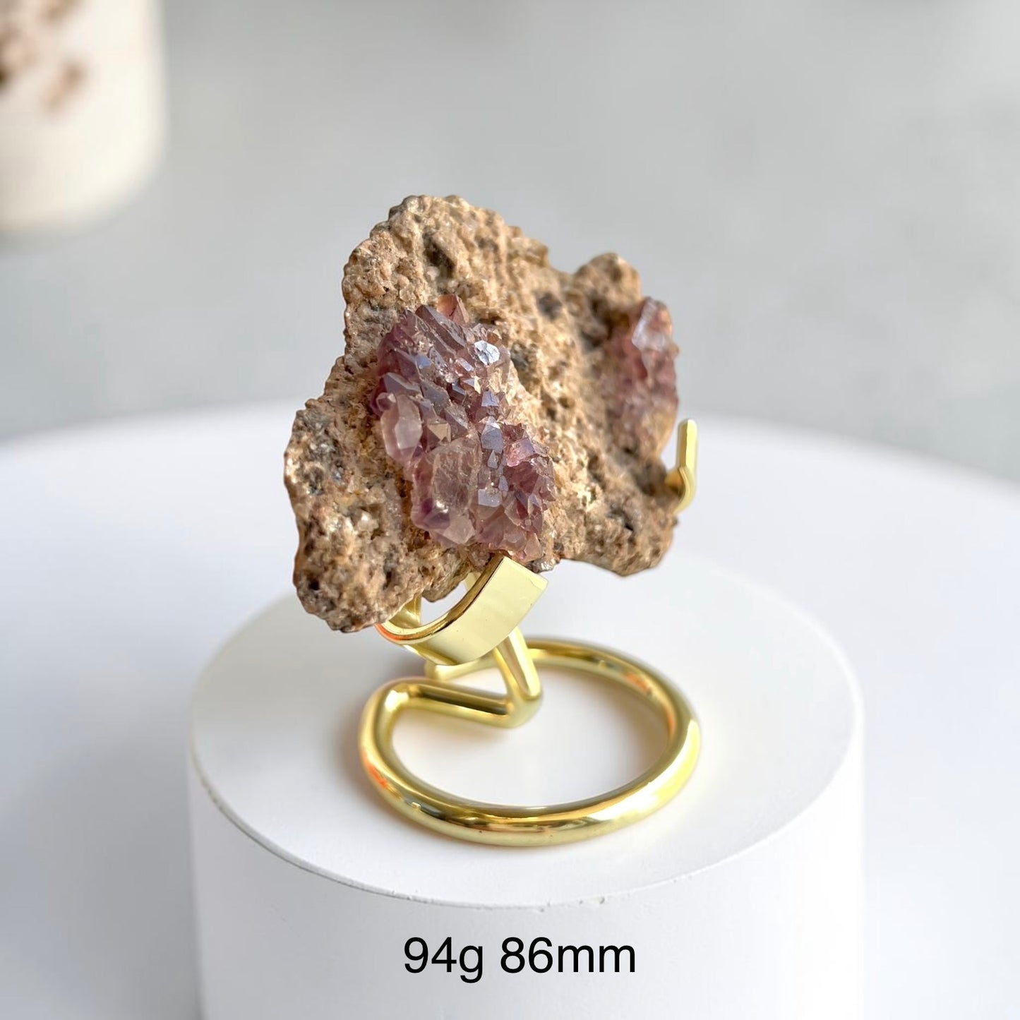 Elestial Amethyst Brazil (Rare!)