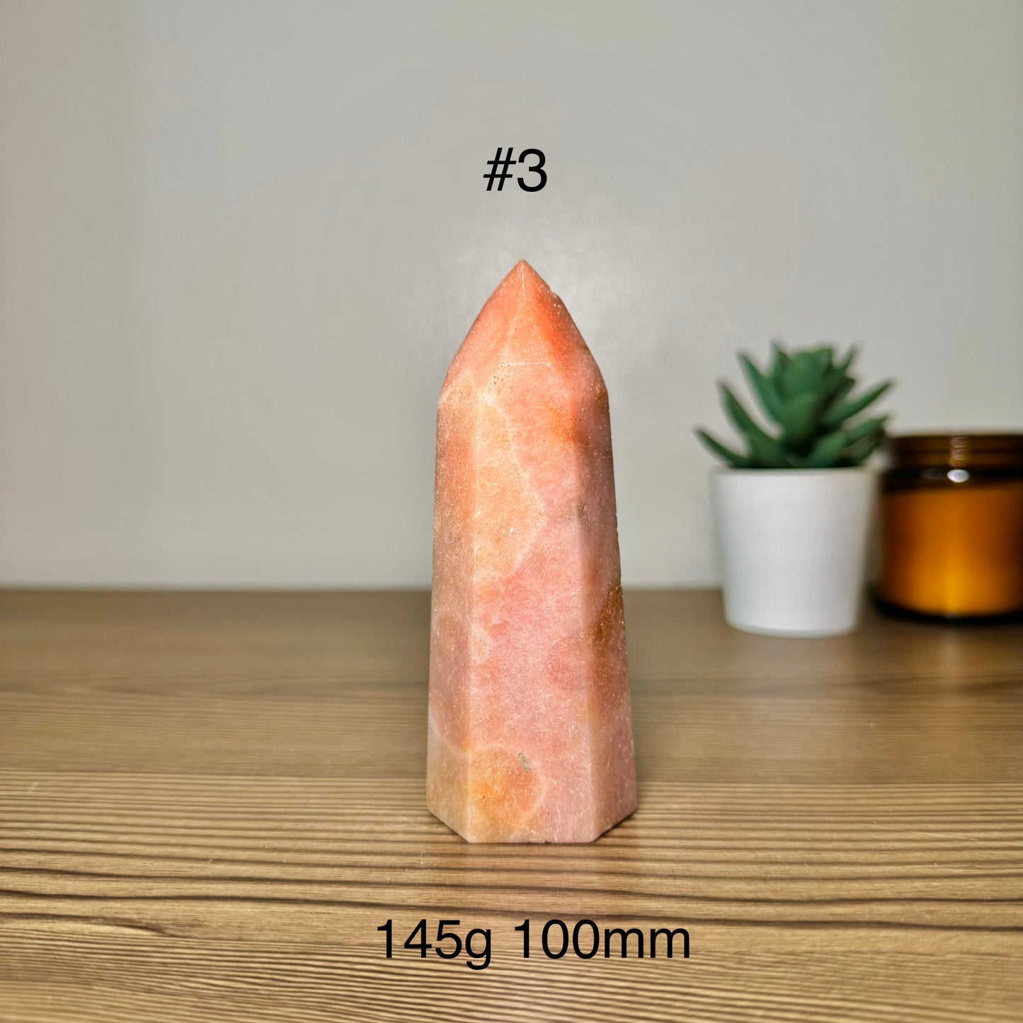 Pink Amethyst Tower Point (Brazil)