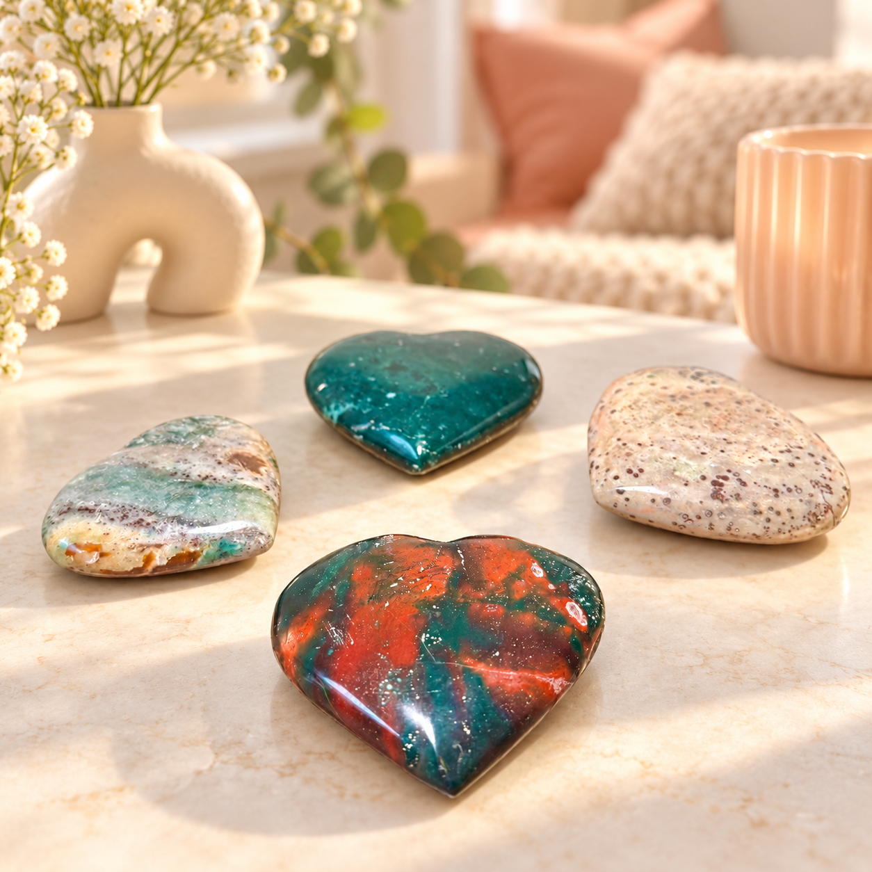 Judy's Jasper Heart (Eye of the Storm) - BRAZIL RARE