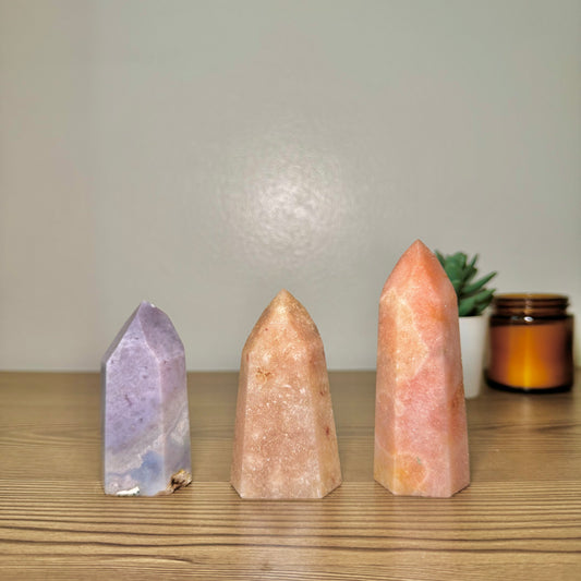 Pink Amethyst Tower Point (Brazil)