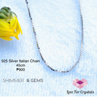 925 Silver Chain Silver Italian Chain Necklace