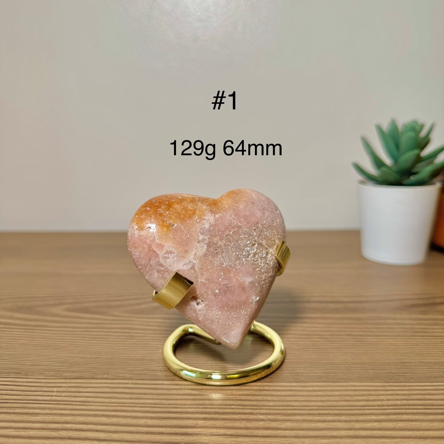 Pink Amethyst Druzy Heart (Brazil)