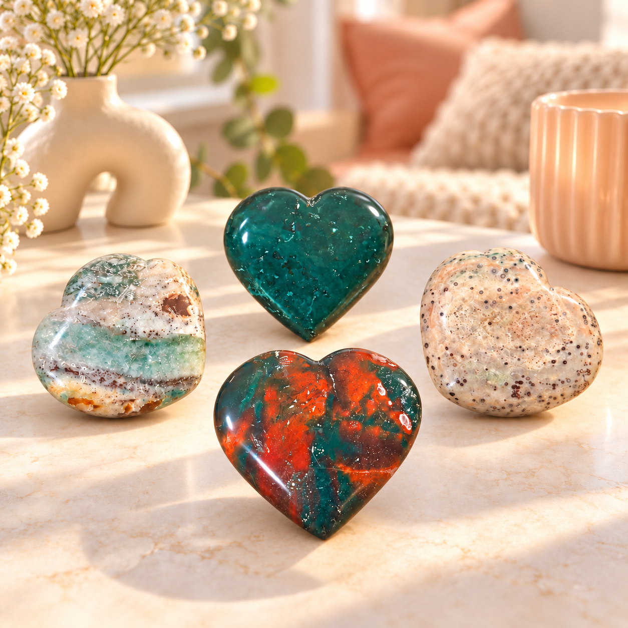 Judy's Jasper Heart (Eye of the Storm) - BRAZIL RARE