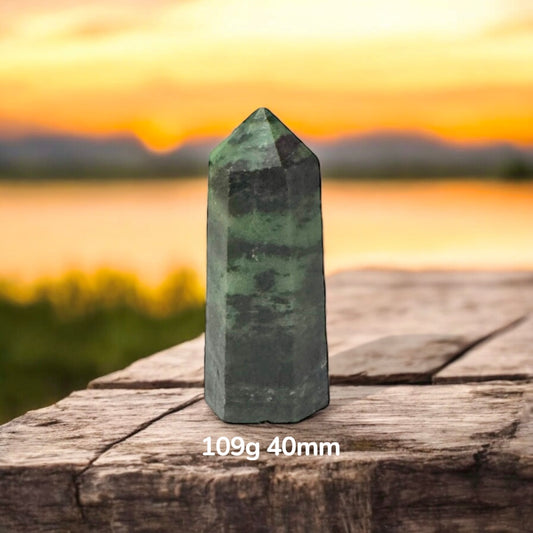 Ruby Zoisite Tower Points (Tanzania)