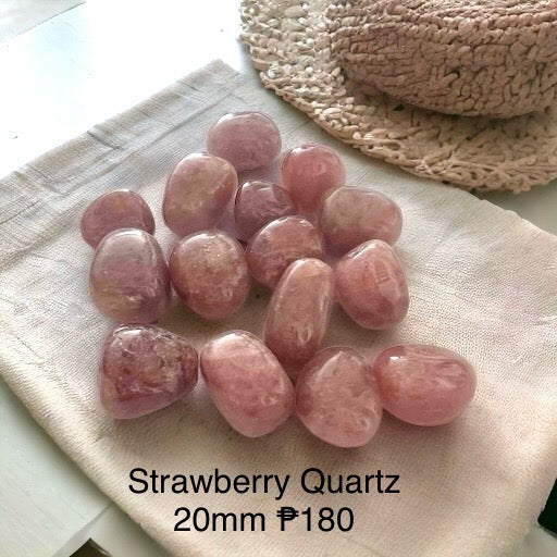 Strawberry Quartz Tumbled Stones