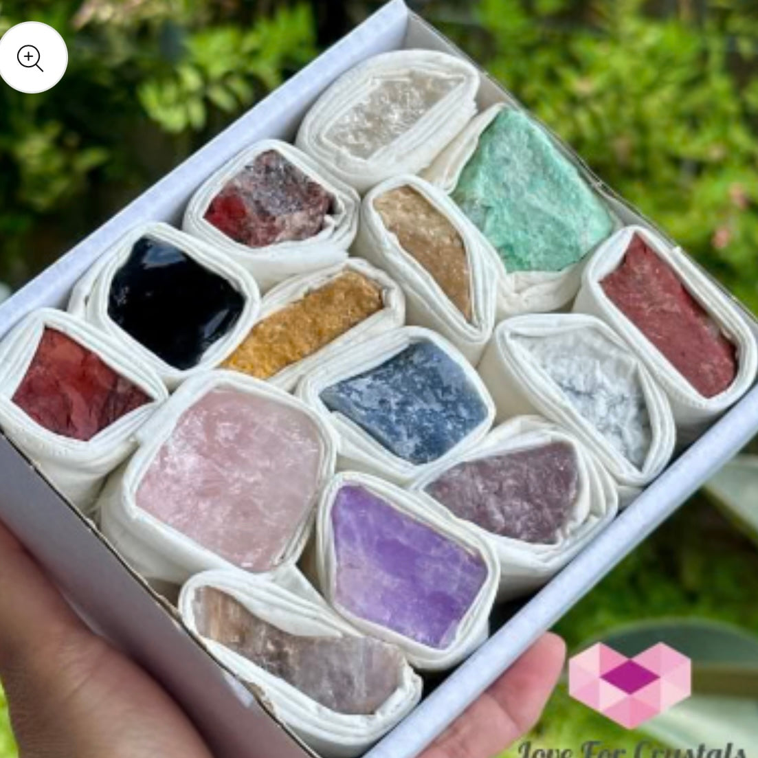 Crystals & Minerals Raw Box Set (12-15 Pieces) Brazil