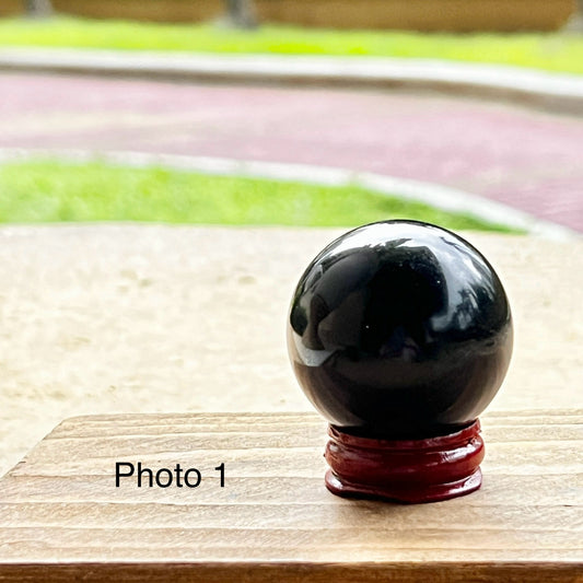 Black Tourmaline Sphere 40mm (Rare)