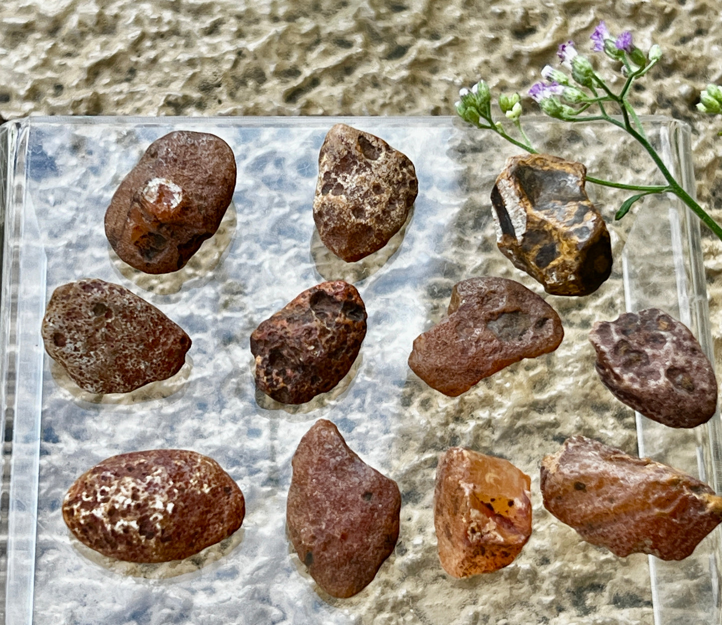 Carnelian Raw Tumbled Stones