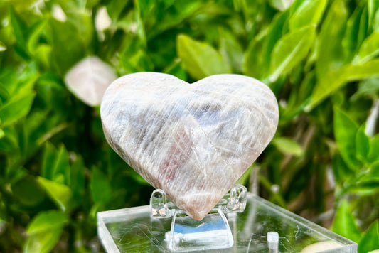 Blue Moonstone Heart