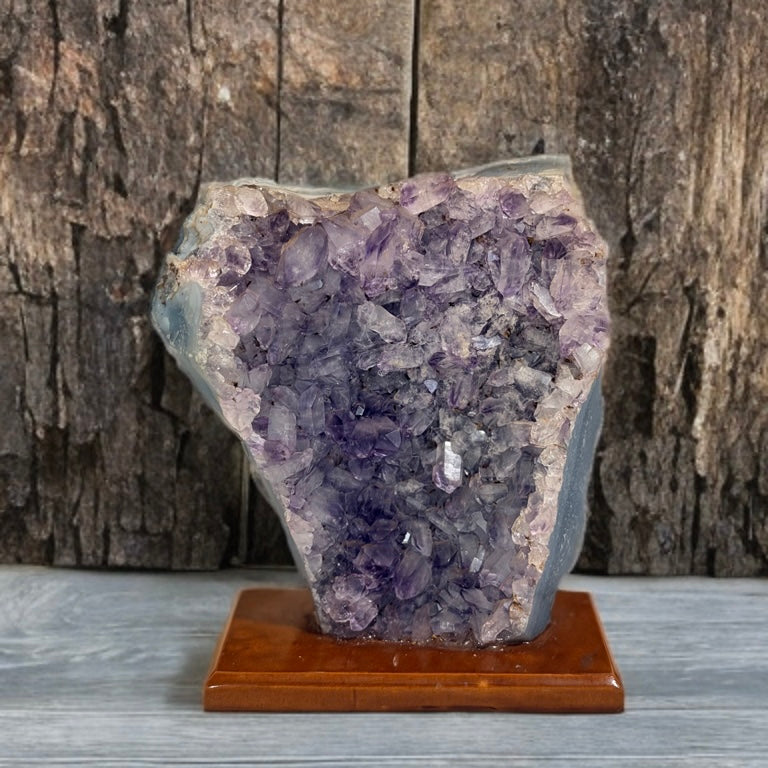 Amethyst Wall Cluster Geode - Brazil (Success Anchor)