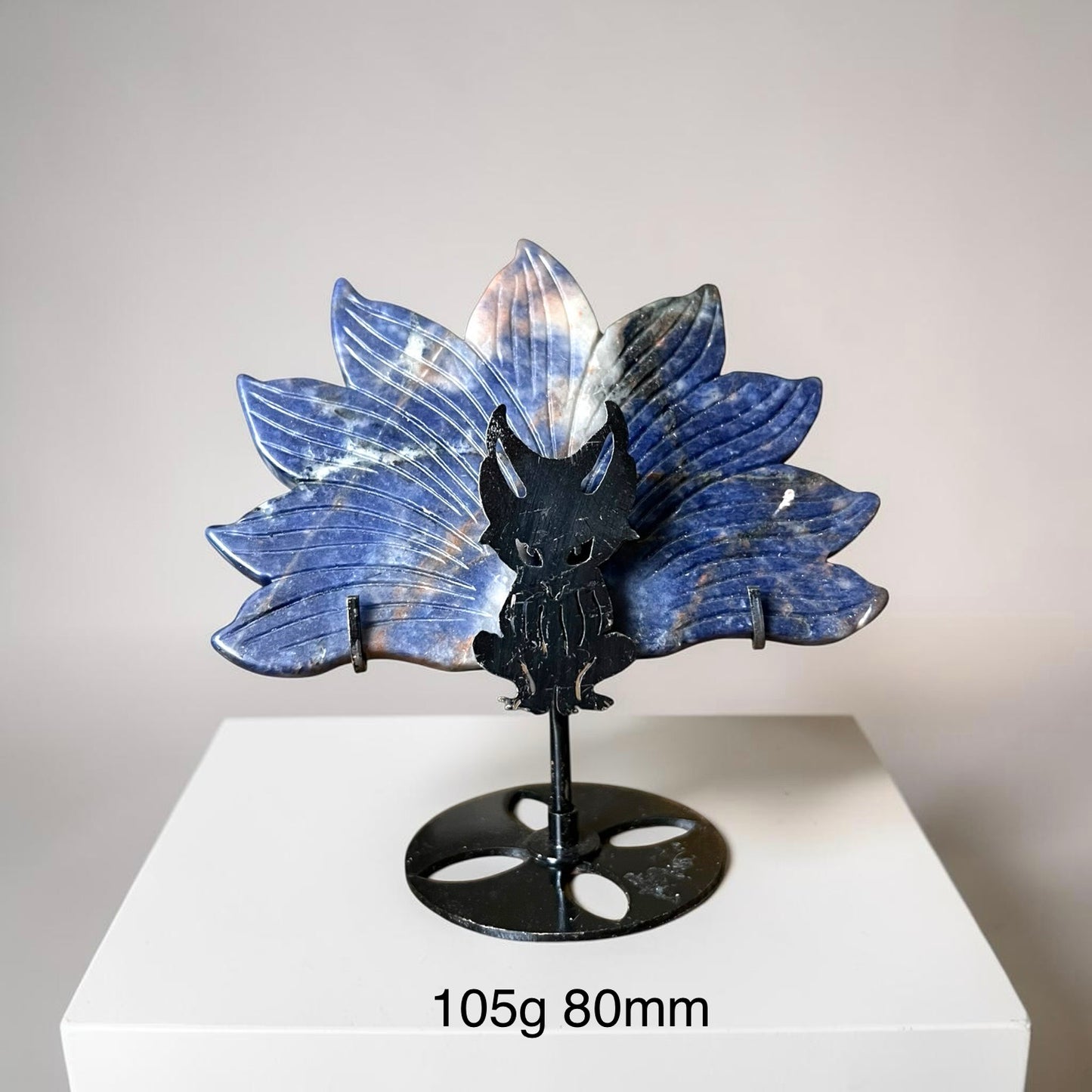 Blue Sodalite Nine-Tailed Fox