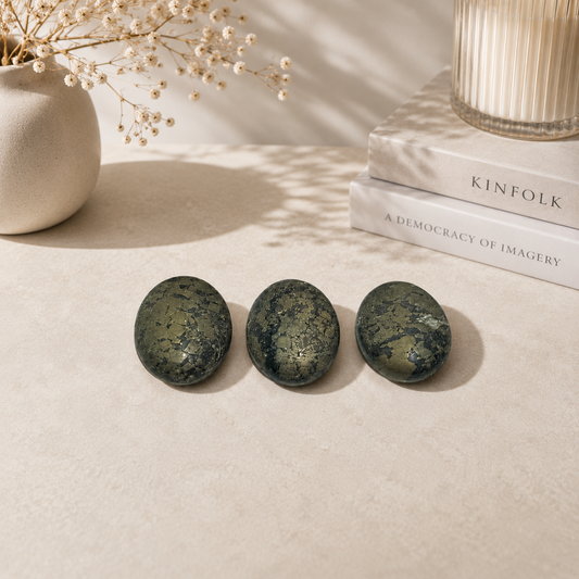 Pyrite Palm Stone (Peru)