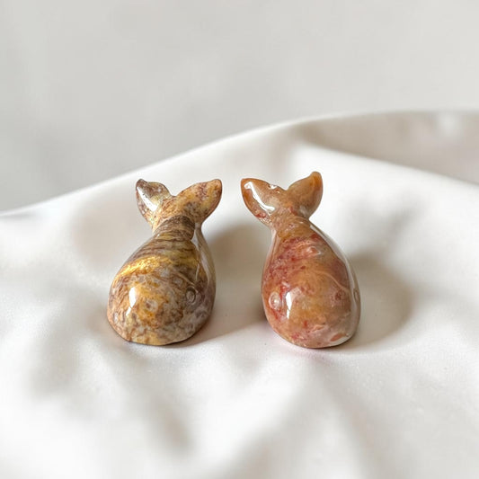 Ocean Jasper 50mm Hand Carved Whale