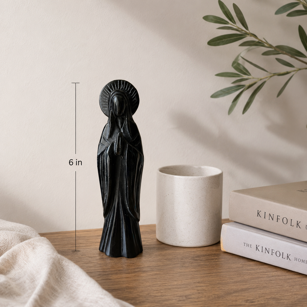 Black Obsidian Mama Mary