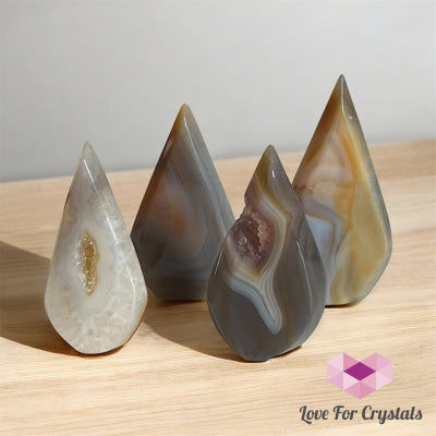 Agate Druzy Flame (For Luck) Agate Flame