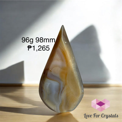 Agate Druzy Flame (For Luck) 96g 98mm Agate Flame