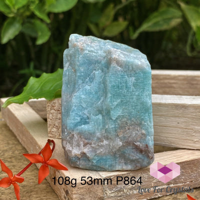 Amazonite Raw Crystal (Brazil) 108G 53Mm