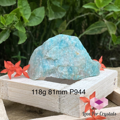 Amazonite Raw Crystal (Brazil) 118G 81Mm