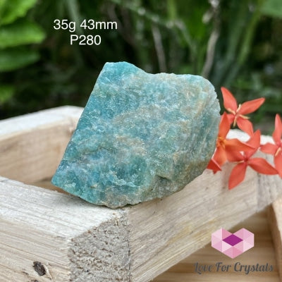 Amazonite Raw Crystal (Brazil) 35G 43Mm