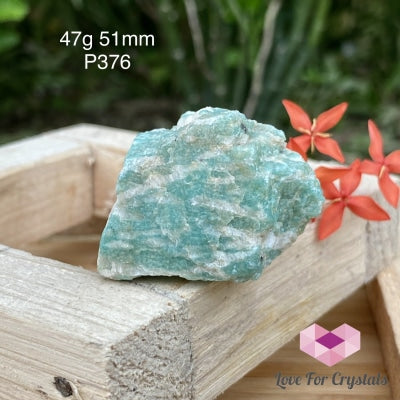 Amazonite Raw Crystal (Brazil) 47G 51Mm